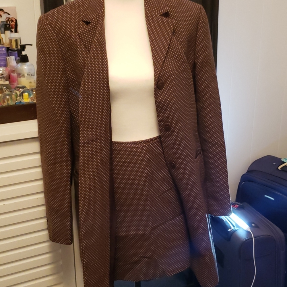 Sisley Pure new wool long jacket- matching skirt sold separately